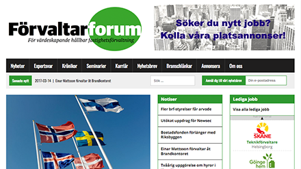 Förvaltarforum - Skärmdump